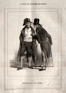 Histoire du Costume en France: Bürger von Paris