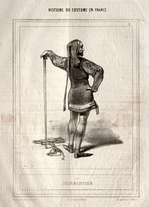 Histoire du Costume en France: Tourmenteur von Paul Gavarni