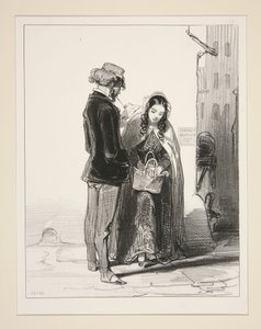 Es ist nur so, dass dieses Biest Margouty mir meine sieben Livres zehn nicht bezahlen will... von Paul Gavarni