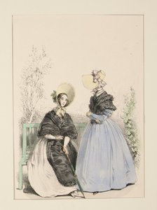 Juli 1837. Strohhüte von Paul Gavarni