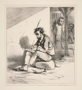 Ich, der Unterzeichnete, König der Batignolles, Prinz von Clichy,... von Paul Gavarni