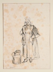 Milchfrau von Paul Gavarni