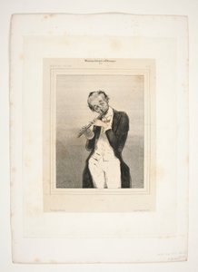 Die Flöte. von Paul Gavarni