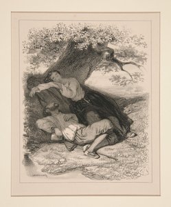 Die Siesta von Paul Gavarni