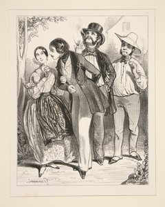Der Freund des Liebhabers von Paul Gavarni