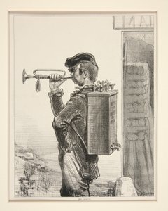 Der Wasserhahnverkäufer. von Paul Gavarni
