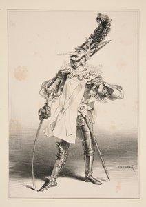 DAS PAPIERKLEID von Paul Gavarni