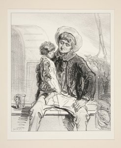 Der Erbe des Bootes von Paul Gavarni