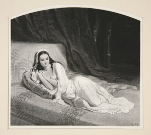 Die Gefangene von Paul Gavarni