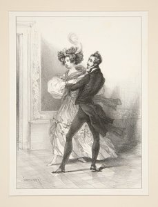 La Galope von Paul Gavarni