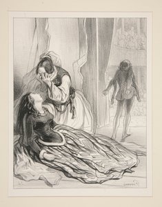 Die Prinzessin: Ah! ich sterbe von Paul Gavarni