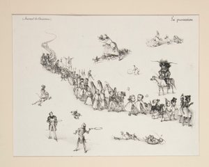 Die Prozession des Teufels von Paul Gavarni
