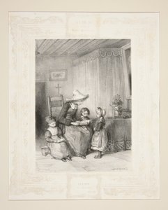 Die Schwester der Barmherzigkeit von Paul Gavarni