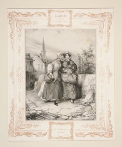 Die Zärtlichkeit einer Schwester von Paul Gavarni