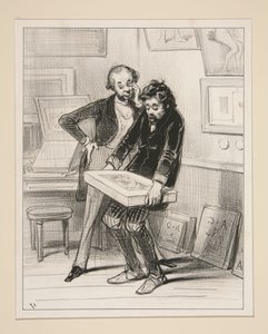 Die Werkstatt des Lithografen von Paul Gavarni