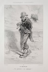 Der Straßenkehrer von Paul Gavarni