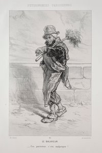 Der Straßenkehrer von Paul Gavarni