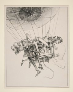 Der verlorene Ballon von Paul Gavarni