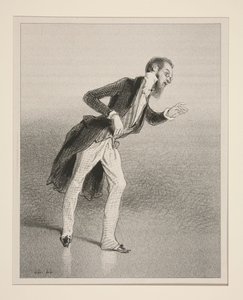 Der Chansonsänger von Paul Gavarni