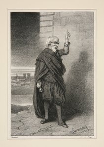 Der Totenglockenläuter von Paul Gavarni