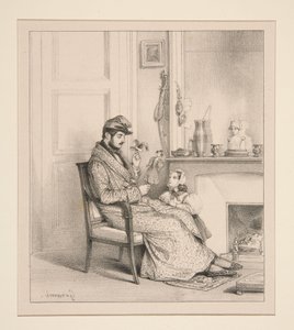 Der Neujahrstag von Paul Gavarni
