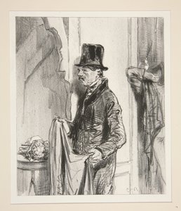 Der Ehemann von Fräulein Cigale von Paul Gavarni