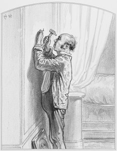 Das Porträt der Prima Donna, Platte 4 aus Les Toquades, 1858