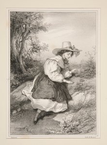 Die zwei Gänseblümchen. von Paul Gavarni