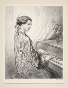 Les Femmes Artistes/ Mistress W.G... von Paul Gavarni