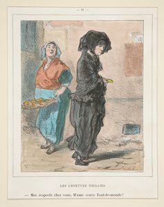 Die gealterten Loretten von Paul Gavarni