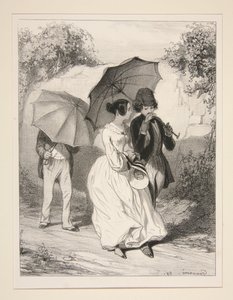 Die Sonnenschirme von Paul Gavarni