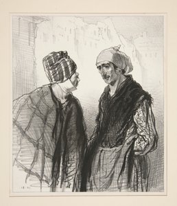 Die Männer! Madame Hue...wenn sie die Frauen wollen... von Paul Gavarni