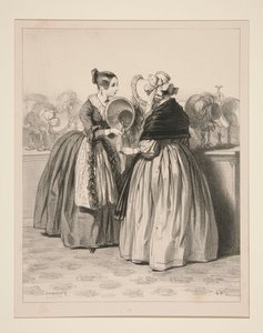 Modenhändlerin von Paul Gavarni