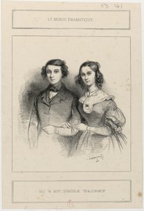 M. und Mme Emile Taigny von Paul Gavarni