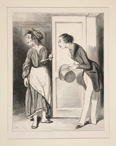 Madame de Saint-Aiglemont, gnädige Frau, bitte?... von Paul Gavarni
