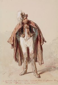 Mann im Kostüm von Paul Gavarni