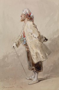 Mann in türkischer Kleidung von Paul Gavarni