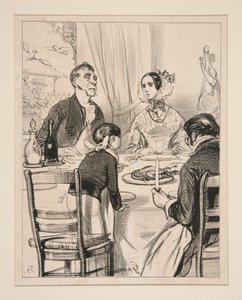 Mutter! Ist es der von heute Morgen, von dem du gesagt hast... von Paul Gavarni