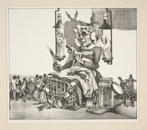Fräulein Monarchie, Félicité, Désirée von Paul Gavarni