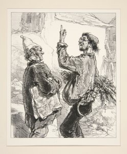 Mosieu der Bürgermeister, "die Wahrheit kann manchmal nicht wahr sein", ohne Witz. von Paul Gavarni