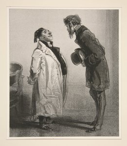 Monsieur...ich komme von einem Freund, der...der sich...in Clichy befindet... von Paul Gavarni