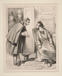 Herr Isidor macht der Frau den Hof