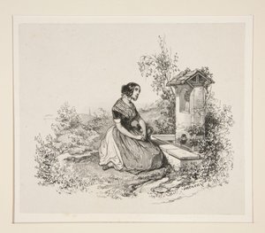 Notre-Dame de la Fontaine von Paul Gavarni