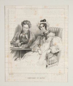 Oktober von Paul Gavarni