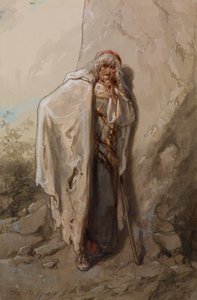 Alter Zigeuner von Paul Gavarni