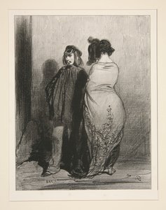Wo gehst du hin, Polyte?... von Paul Gavarni