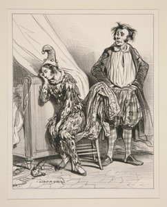 Ja, weine, geh! weine!... von Paul Gavarni