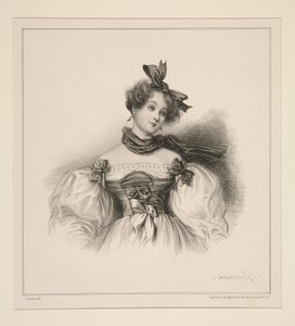 Bäuerin aus Rochersberg von Paul Gavarni