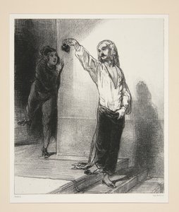 PUDEUR PERDUE. von Paul Gavarni