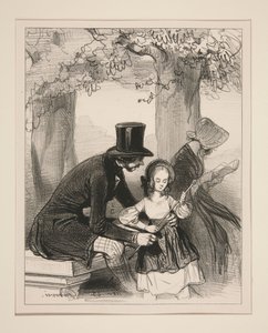 Kleiner Amor, wie heißt Madame Ihre Mama?... von Paul Gavarni